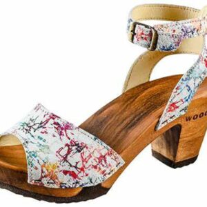 Larissa Damen Clog Sandaletten woody® Capri