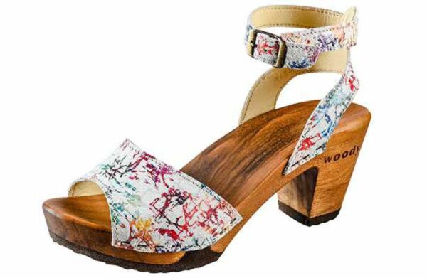 Larissa Damen Clog Sandaletten woody® Capri