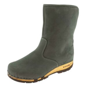 Ulli Damen Clog Schlupfstiefel woody® Grigio